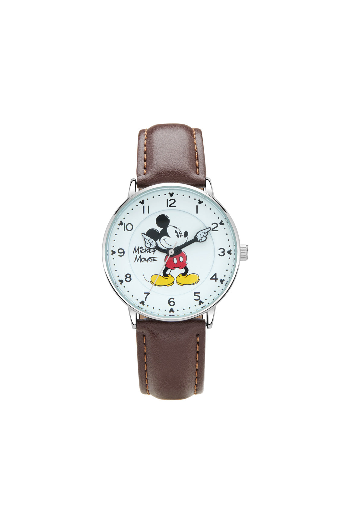 Disney Icon Mickey Collectors Edition 38mm Brown Leather Watch-PEROZ Accessories