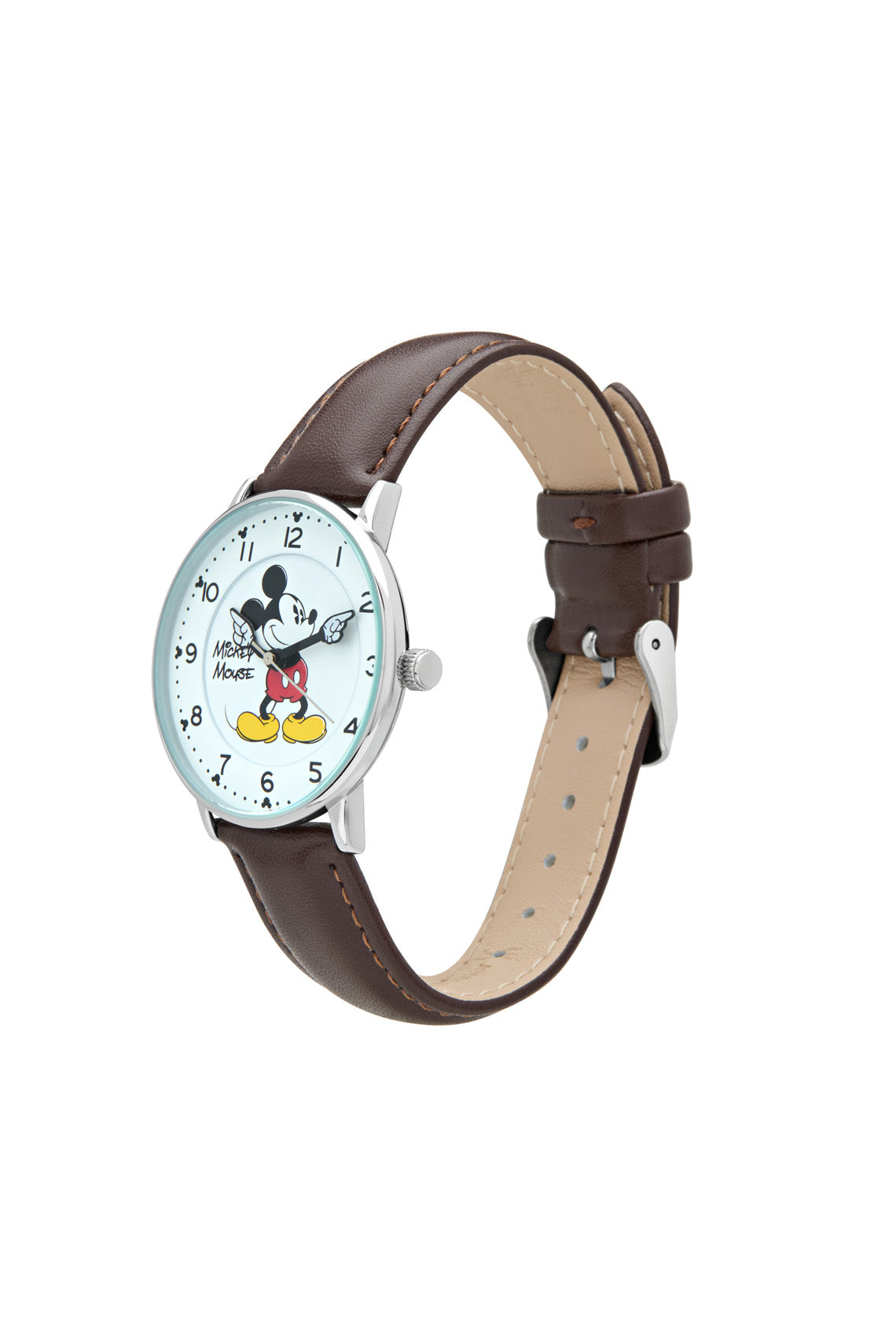 Disney Icon Mickey Collectors Edition 38mm Brown Leather Watch-PEROZ Accessories
