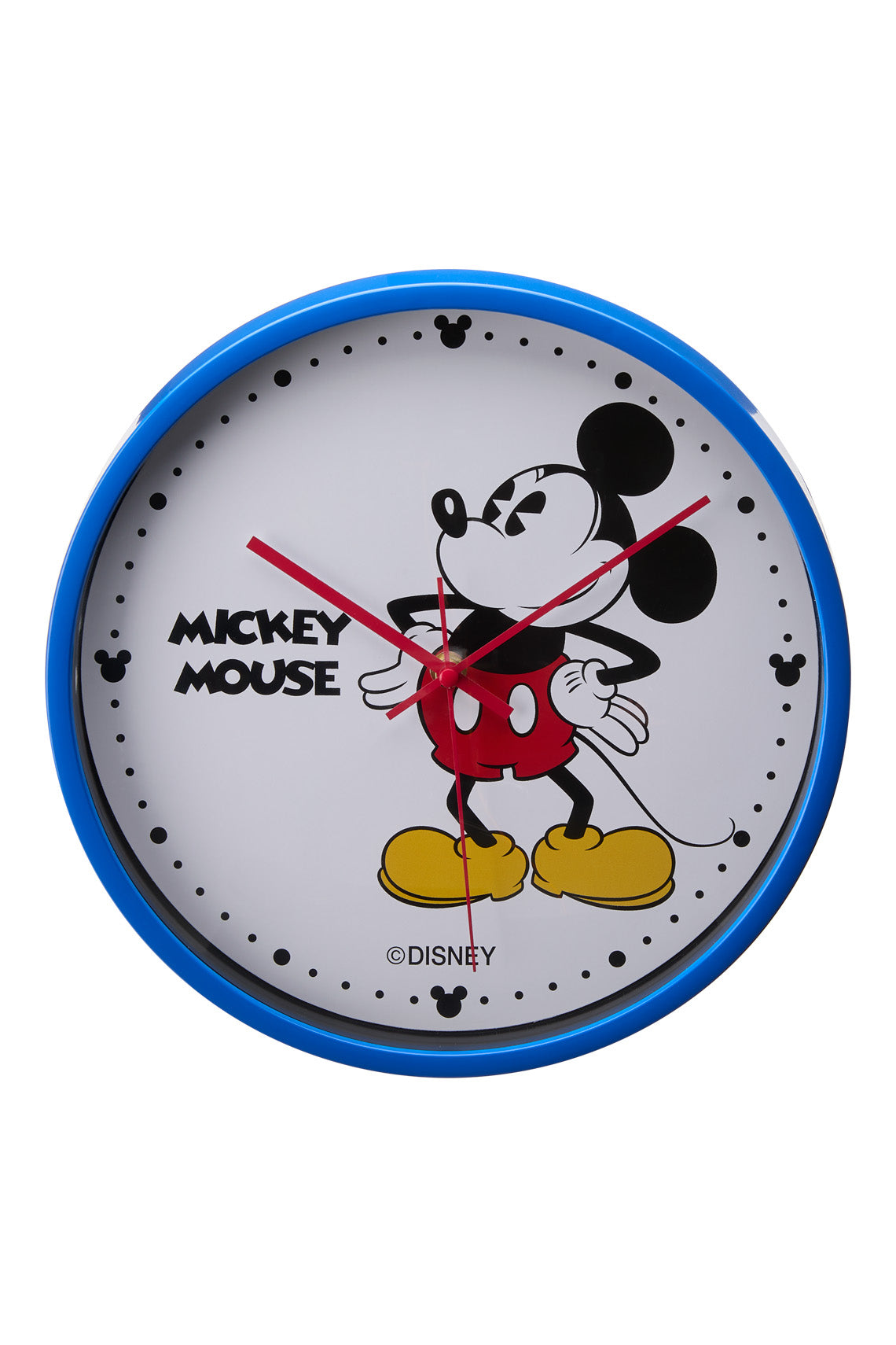 Disney Mickey 30cm Blue Wall Clock-PEROZ Accessories
