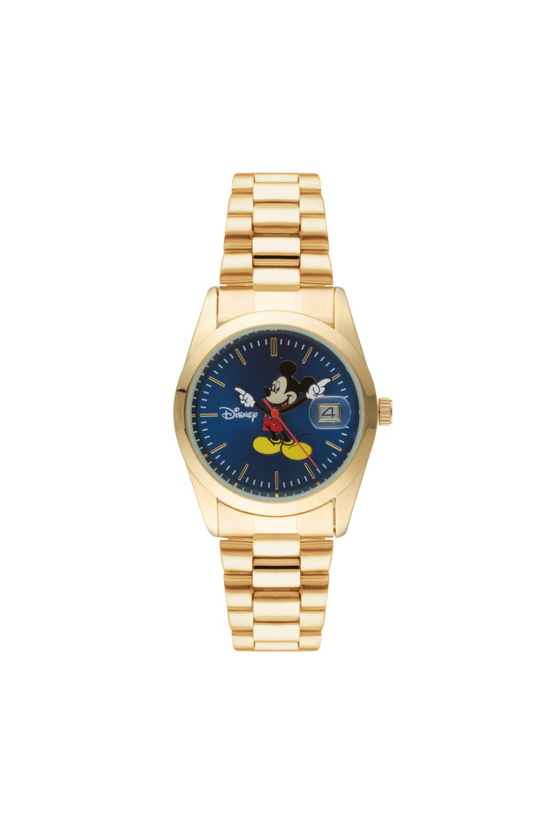 Disney Mickey Collector’s Edition 35mm Blue Dial Gold Watch-PEROZ Accessories