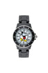 Disney Mickey Sports 40mm White Dial Black Stainless Steel Watch-PEROZ Accessories