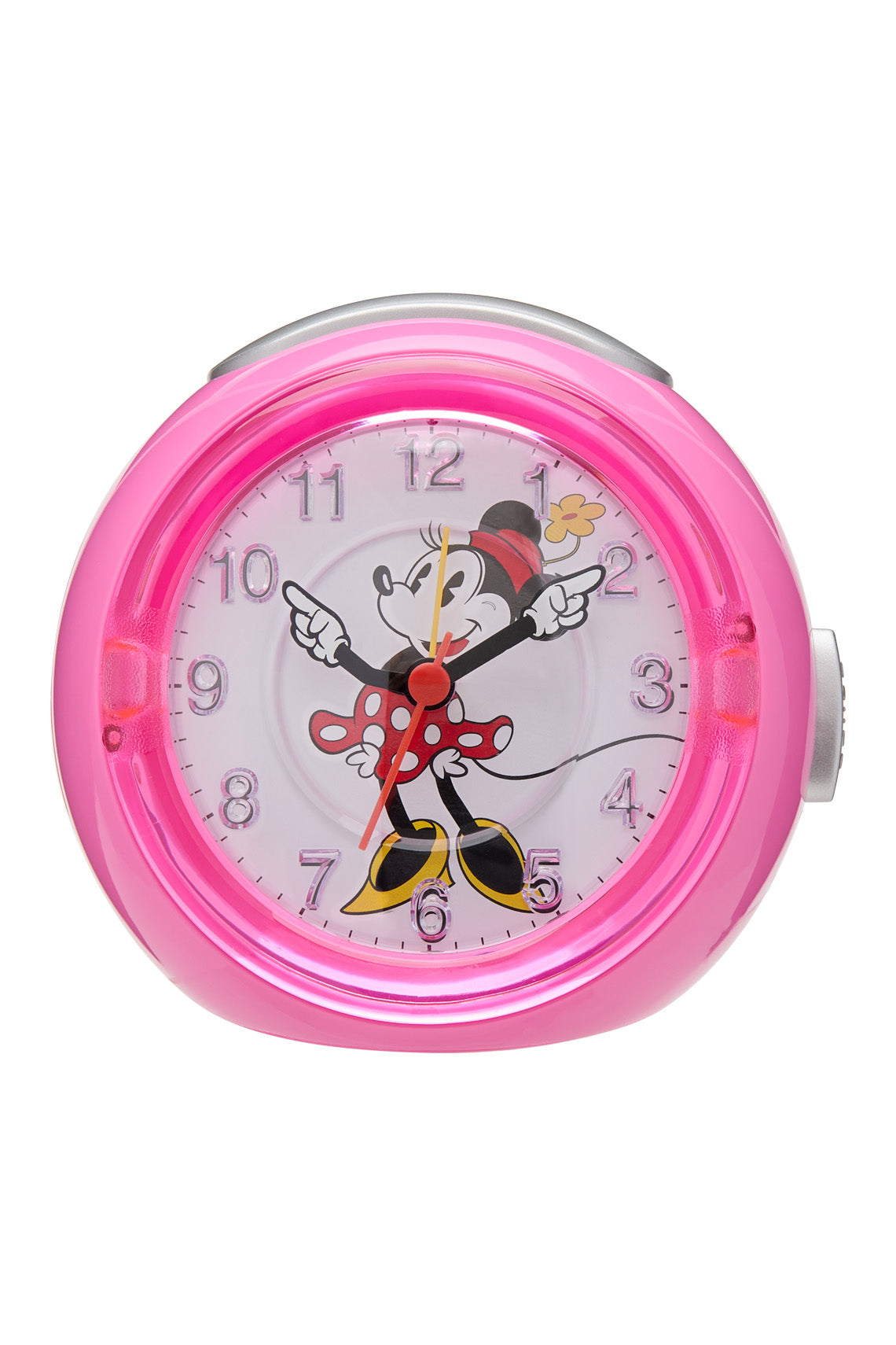 Disney Minnie 12cm Pink Musical Alarm Clock-PEROZ Accessories