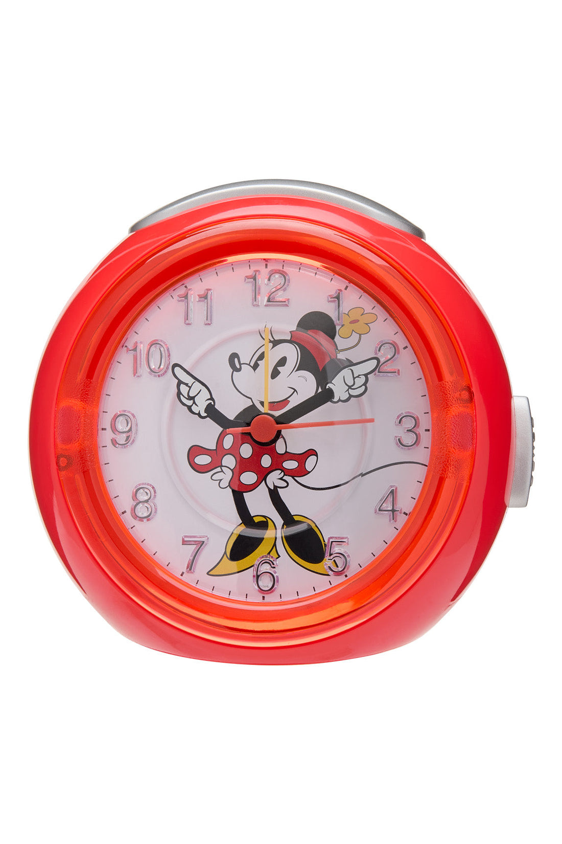 Disney Minnie 12cm Red Musical Alarm Clock-PEROZ Accessories