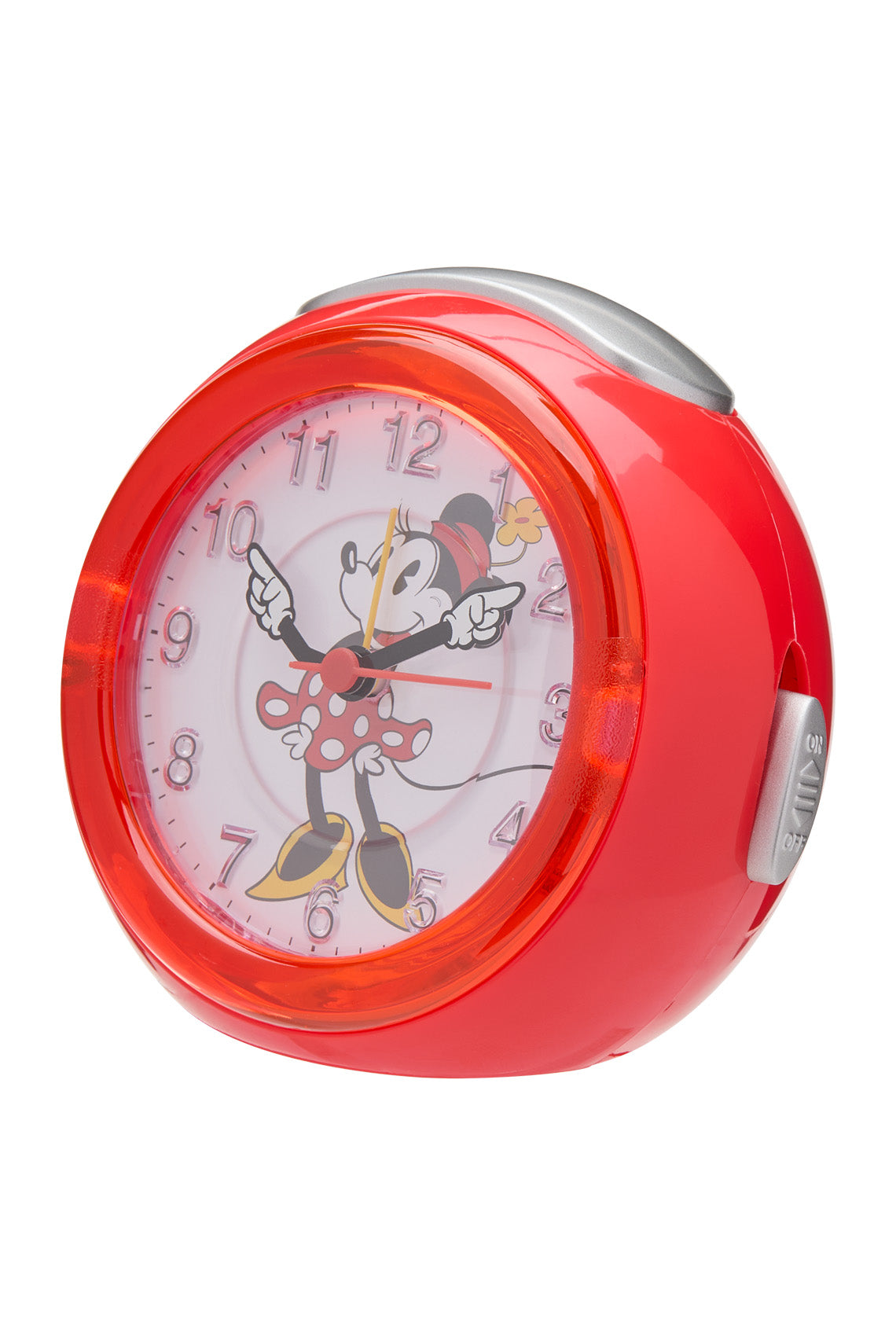 Disney Minnie 12cm Red Musical Alarm Clock-PEROZ Accessories
