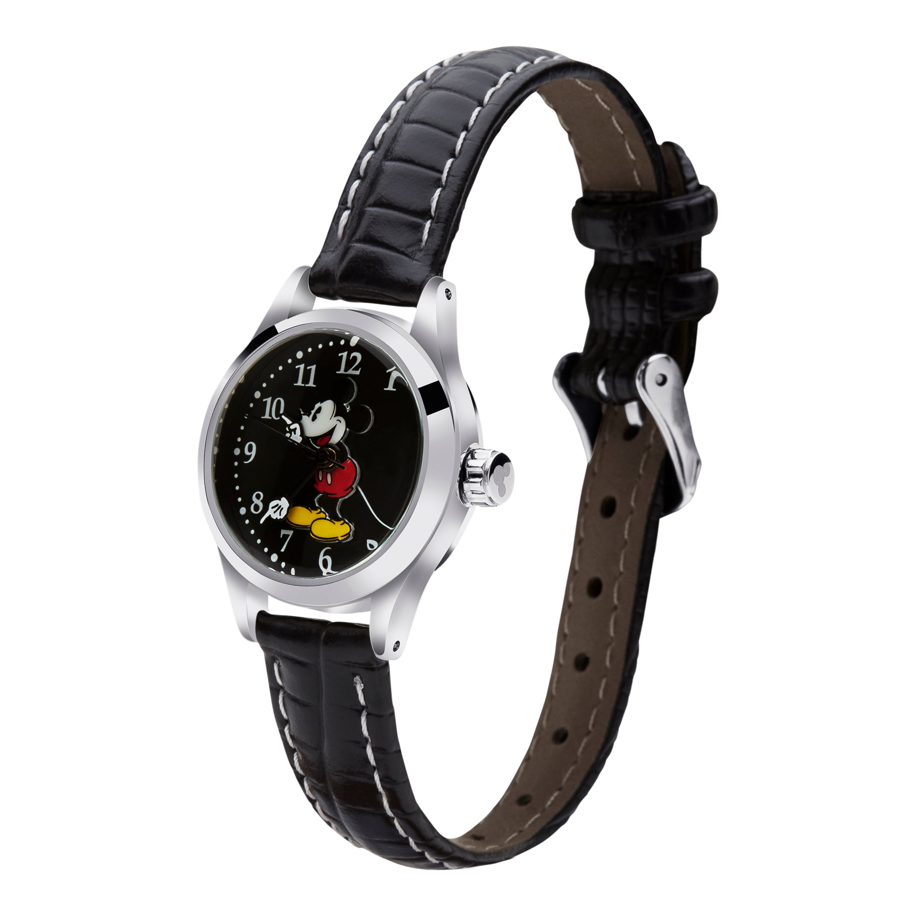 Disney Petite Mickey Croco 25mm Watch-PEROZ Accessories