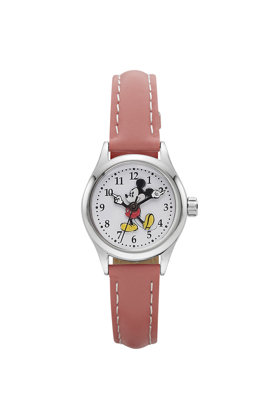 Disney Petite Mickey Pink Leather Watch-PEROZ Accessories