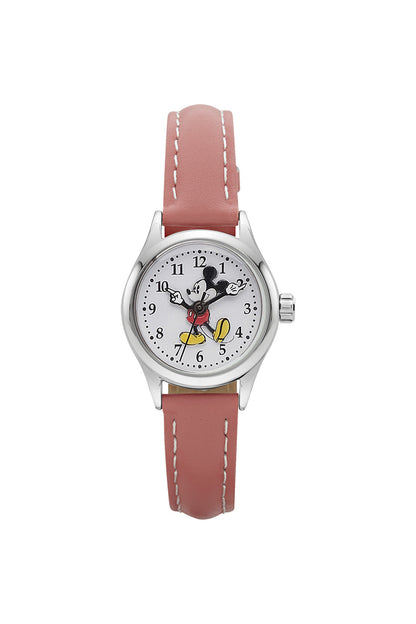 Disney Petite Mickey Pink Leather Watch-PEROZ Accessories