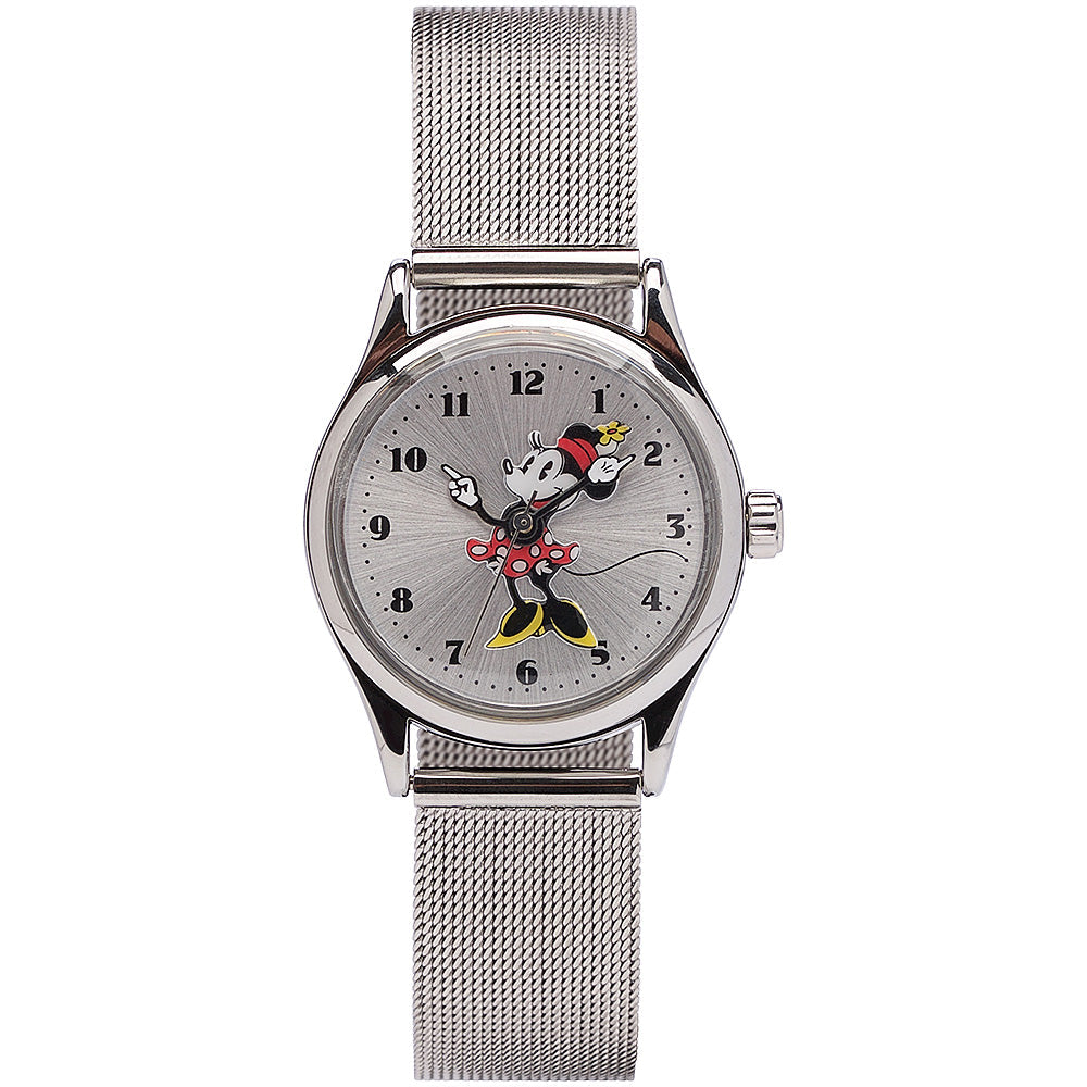 Disney Petite Minnie Silver Milanese Mesh Watch-PEROZ Accessories