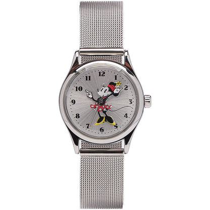 Disney Petite Minnie Silver Milanese Mesh Watch-PEROZ Accessories