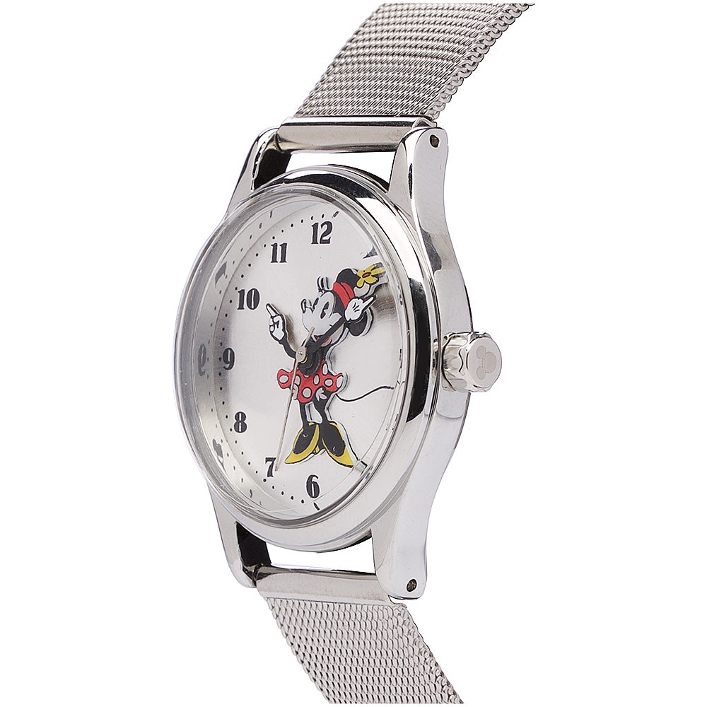 Disney Petite Minnie Silver Milanese Mesh Watch-PEROZ Accessories