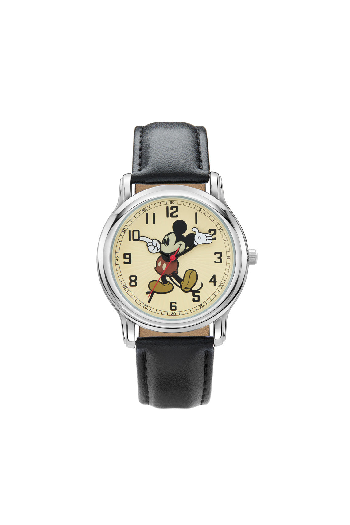Disney Prime Mickey Collectors Edition 36mm Black Leather Watch-PEROZ Accessories