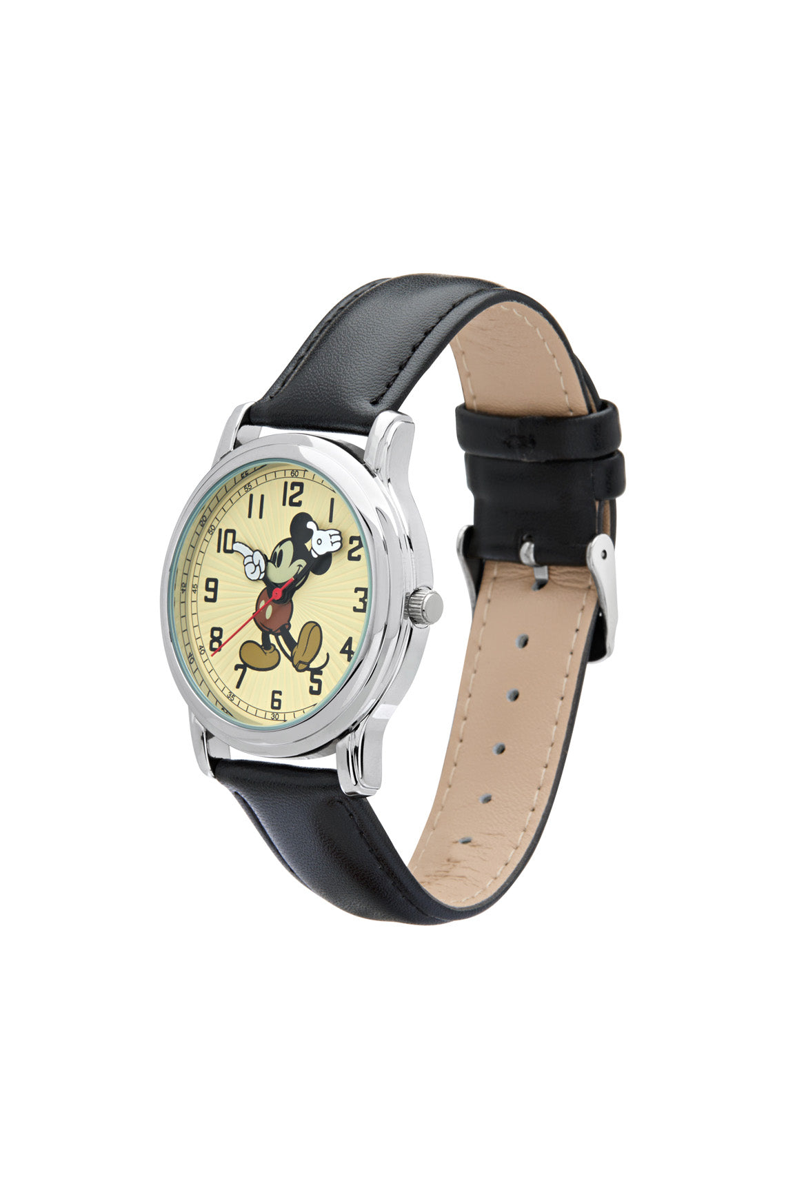 Disney Prime Mickey Collectors Edition 36mm Black Leather Watch-PEROZ Accessories