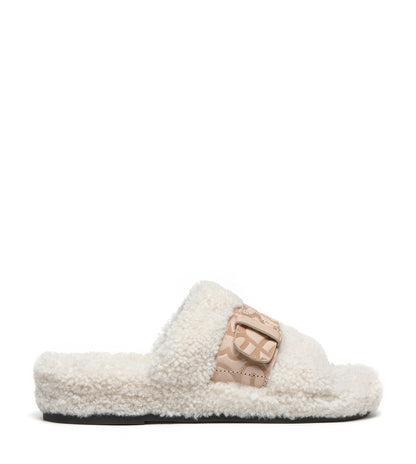 Croft UGG Women Curly Sheepskin Wool Slippers - EA2013 - EVERAU-Boots-PEROZ Accessories