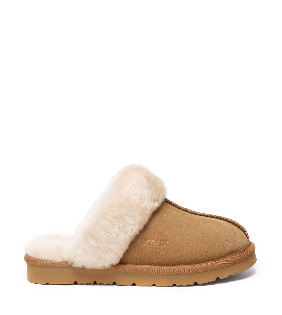 Chestnut Muffin Slipper Suede | PEROZ Australia