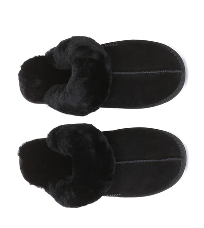 EVERAU Muffin Slipper Suede | House Shoes EA2024-Slippers-PEROZ Accessories