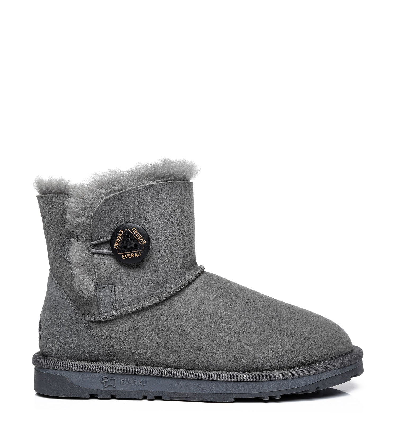 Grey Mini Button | PEROZ Australia