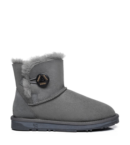 Grey Mini Button | PEROZ Australia