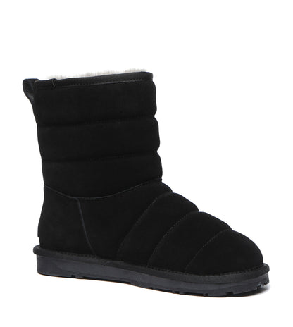 Short Puffer UGG Boots - EA3101 - EVERAU-Boots-PEROZ Accessories