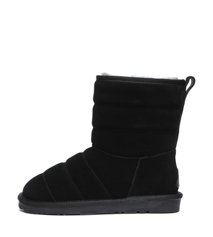 Short Puffer UGG Boots - EA3101 - EVERAU-Boots-PEROZ Accessories