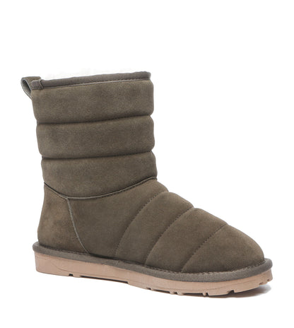 Short Puffer UGG Boots - EA3101 - EVERAU-Boots-PEROZ Accessories