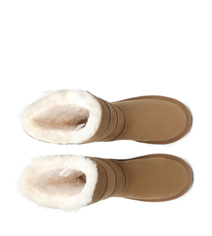 Swanston 3 Panel UGG Boots - EA3103 - EVERAU-Boots-PEROZ Accessories
