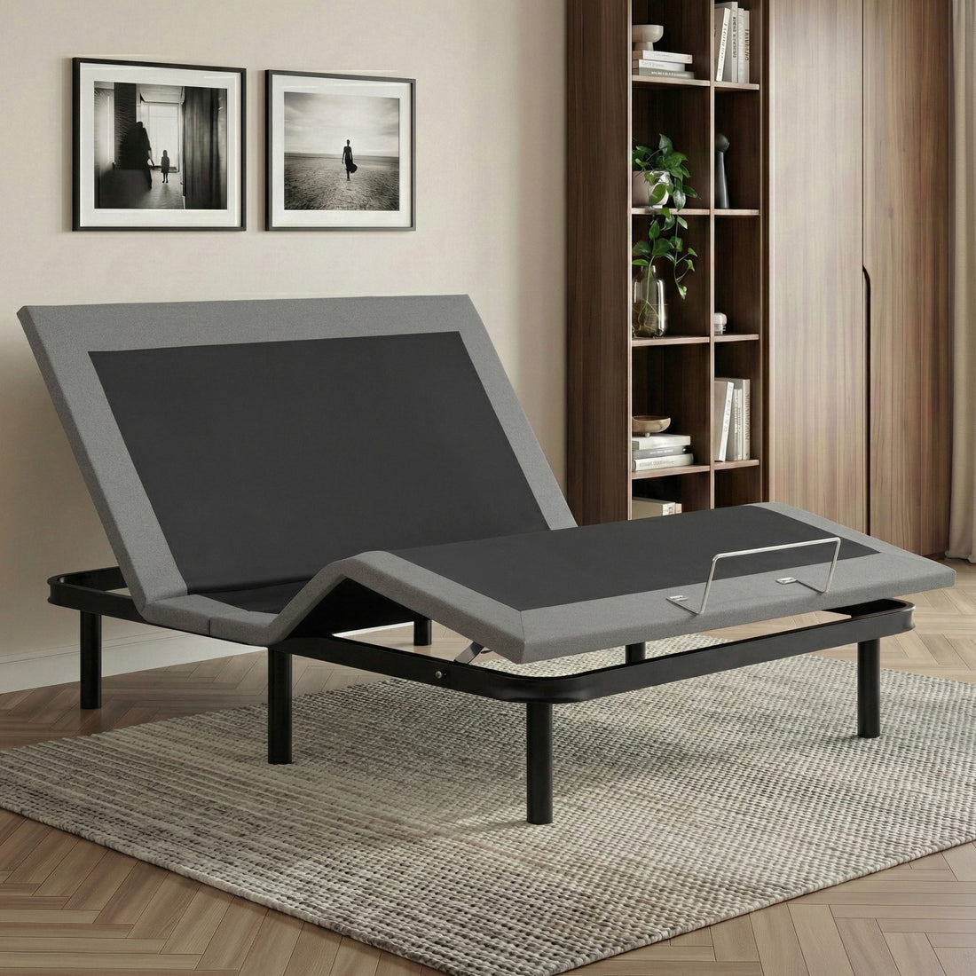 Artiss Adjustable Bed Frame Queen Size Electric Bed Base Wireless Remote Control Zero Gravity Power Bed Foundation-Furniture > Bedroom > Beds &amp; Bed Frames-PEROZ Accessories