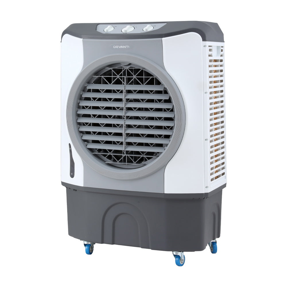 Devanti Evaporative Air Cooler Conditioner Commercial 45L-Appliances &gt; Air Conditioners &gt; Evaporative Coolers-PEROZ Accessories