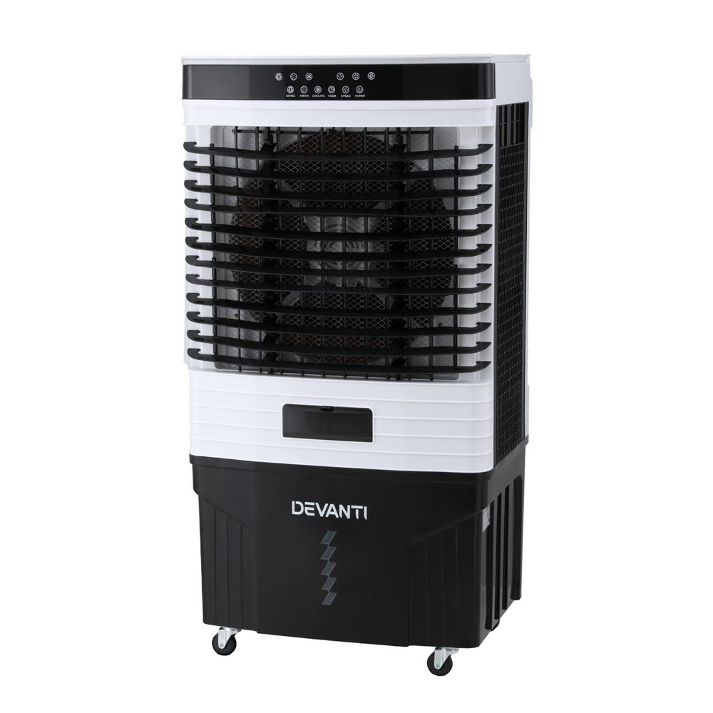 Devanti 60L Evaporative Air Cooler Conditioner-Appliances &gt; Air Conditioners &gt; Evaporative Coolers-PEROZ Accessories
