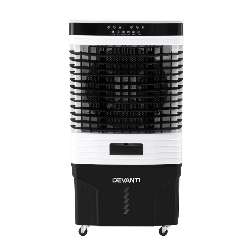 Devanti 60L Evaporative Air Cooler Conditioner-Appliances &gt; Air Conditioners &gt; Evaporative Coolers-PEROZ Accessories