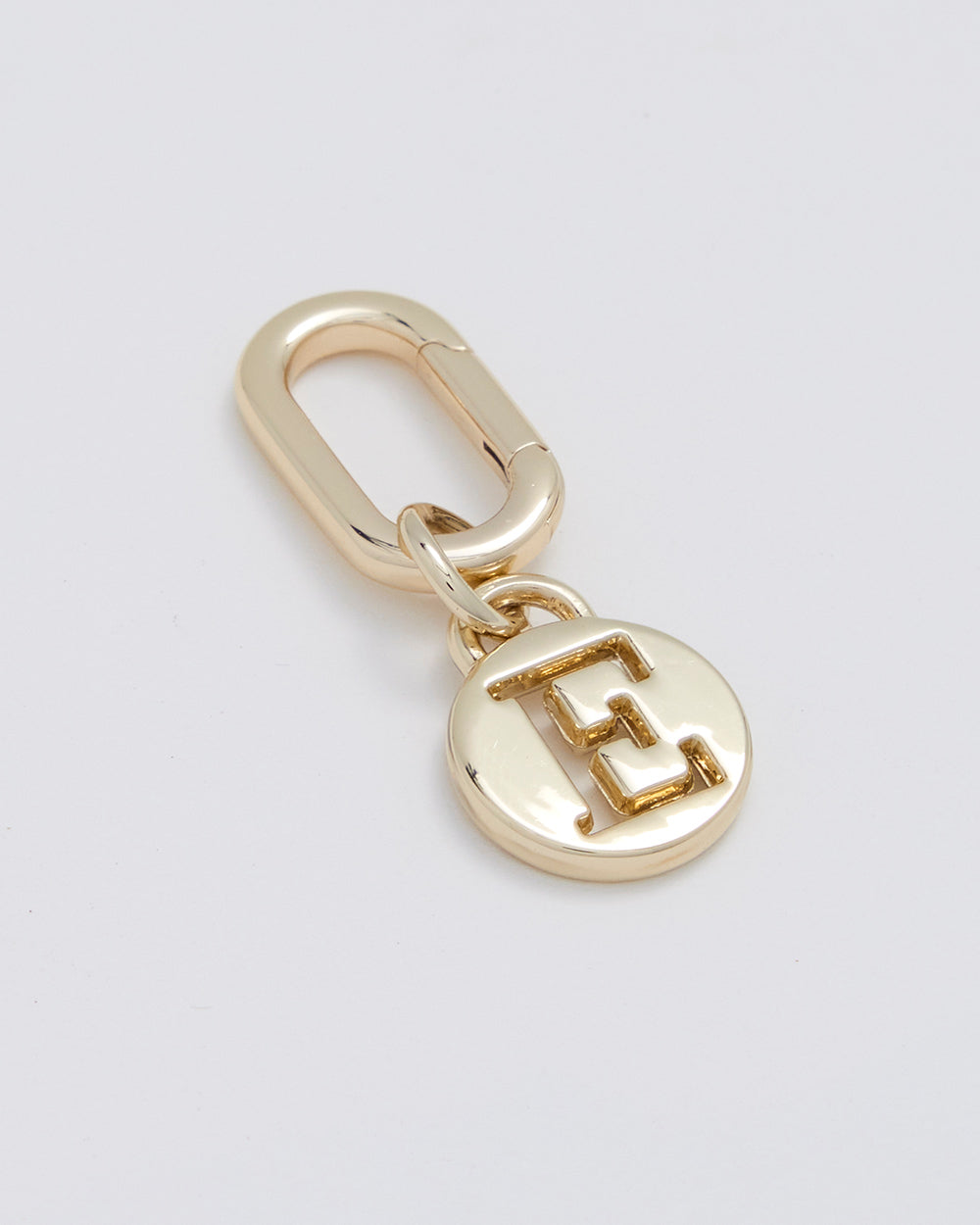 Letter E Charm With Oval Hinge Ring Clip-Accessories-PEROZ Accessories