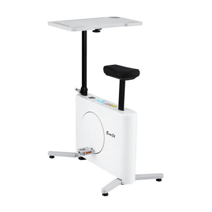 Everfit Exercise Bike Magnetic Desk Bike with Tabletop Fitness Home Workout Gym-Sports &amp; Fitness > Exercise, Gym &amp; Fitness > Exercise Bikes-PEROZ Accessories