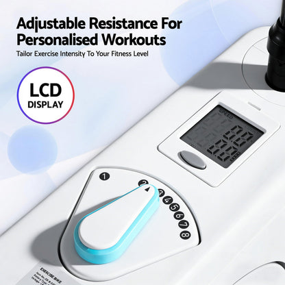 Everfit Exercise Bike Magnetic Desk Bike with Tabletop Fitness Home Workout Gym-Sports &amp; Fitness > Exercise, Gym &amp; Fitness > Exercise Bikes-PEROZ Accessories