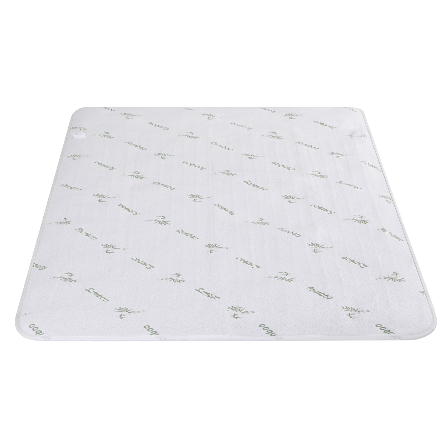 Giselle Electric Blanket Bamboo Fabric Double Fitted Heated Pad Underlay Washable Winter-Home &amp; Garden > Bedding > Blankets &amp; Throws-PEROZ Accessories
