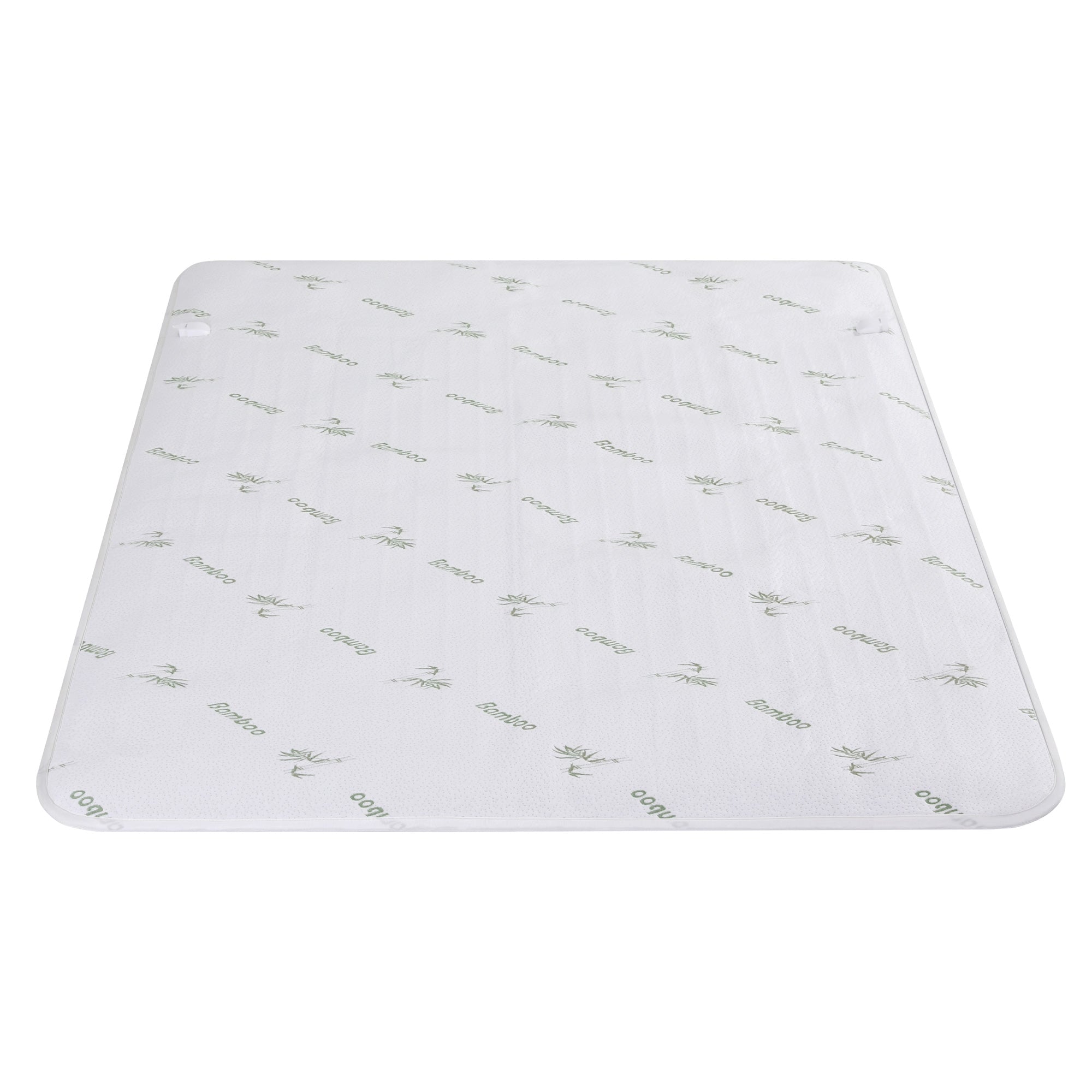 Giselle Electric Blanket Bamboo Fabric Double Fitted Heated Pad Underlay Washable Winter-Home &amp; Garden > Bedding > Blankets &amp; Throws-PEROZ Accessories