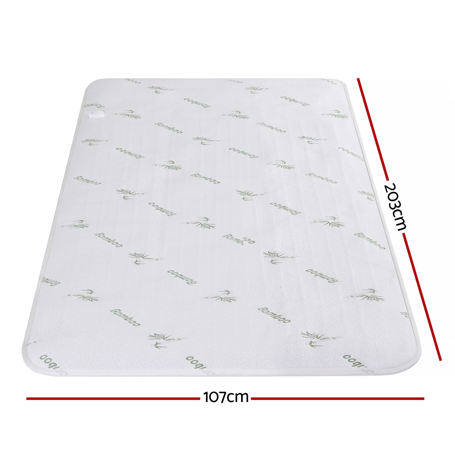 Giselle Electric Blanket Bamboo Fabric King Single Fitted Heated Pad Underlay Washable Winter-Home &amp; Garden > Bedding > Blankets &amp; Throws-PEROZ Accessories
