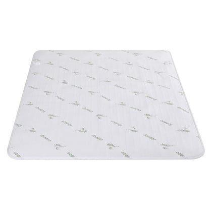 Giselle Electric Blanket Bamboo Fabric Queen Fitted Heated Pad Underlay Washable Winter-Home &amp; Garden > Bedding > Blankets &amp; Throws-PEROZ Accessories