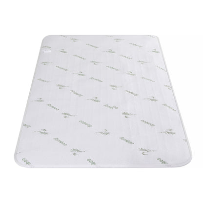 Giselle Electric Blanket Bamboo Fabric Single Fitted Heated Pad Underlay Washable Winter-Home &amp; Garden > Bedding > Blankets &amp; Throws-PEROZ Accessories