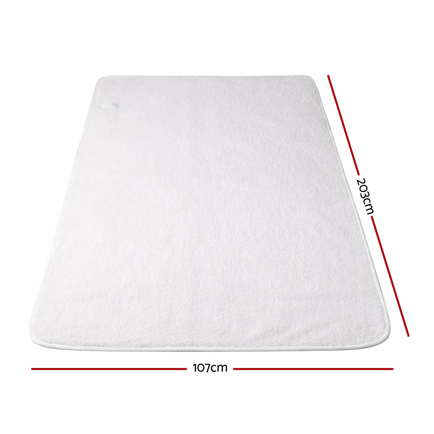 Giselle Electric Blanket LED Remote Sherpa Fleece Underlay Fully Fitted Machine Washable King Single-Home &amp; Garden > Bedding > Blankets &amp; Throws-PEROZ Accessories