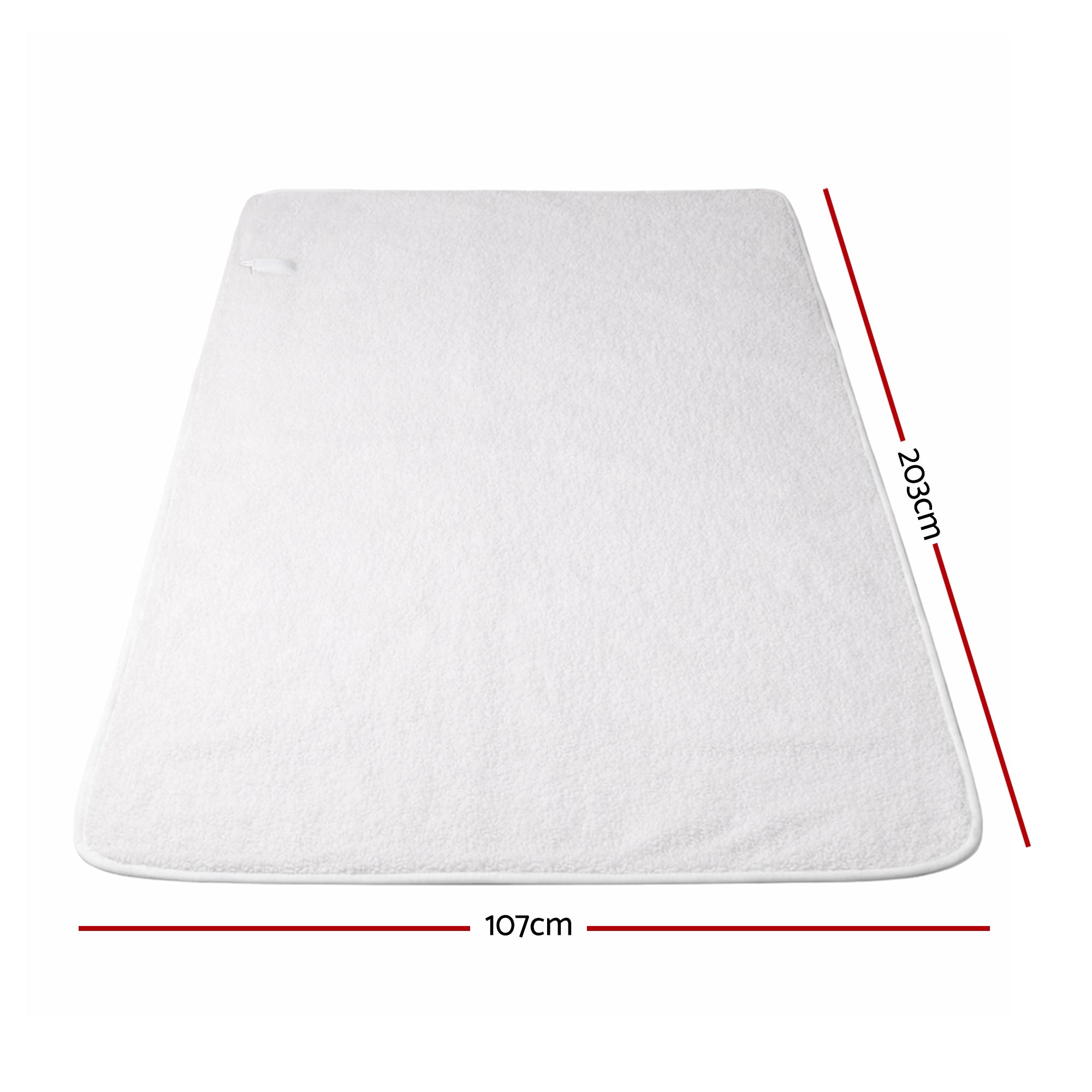 Giselle Electric Blanket LED Remote Sherpa Fleece Underlay Fully Fitted Machine Washable King Single-Home &amp; Garden > Bedding > Blankets &amp; Throws-PEROZ Accessories