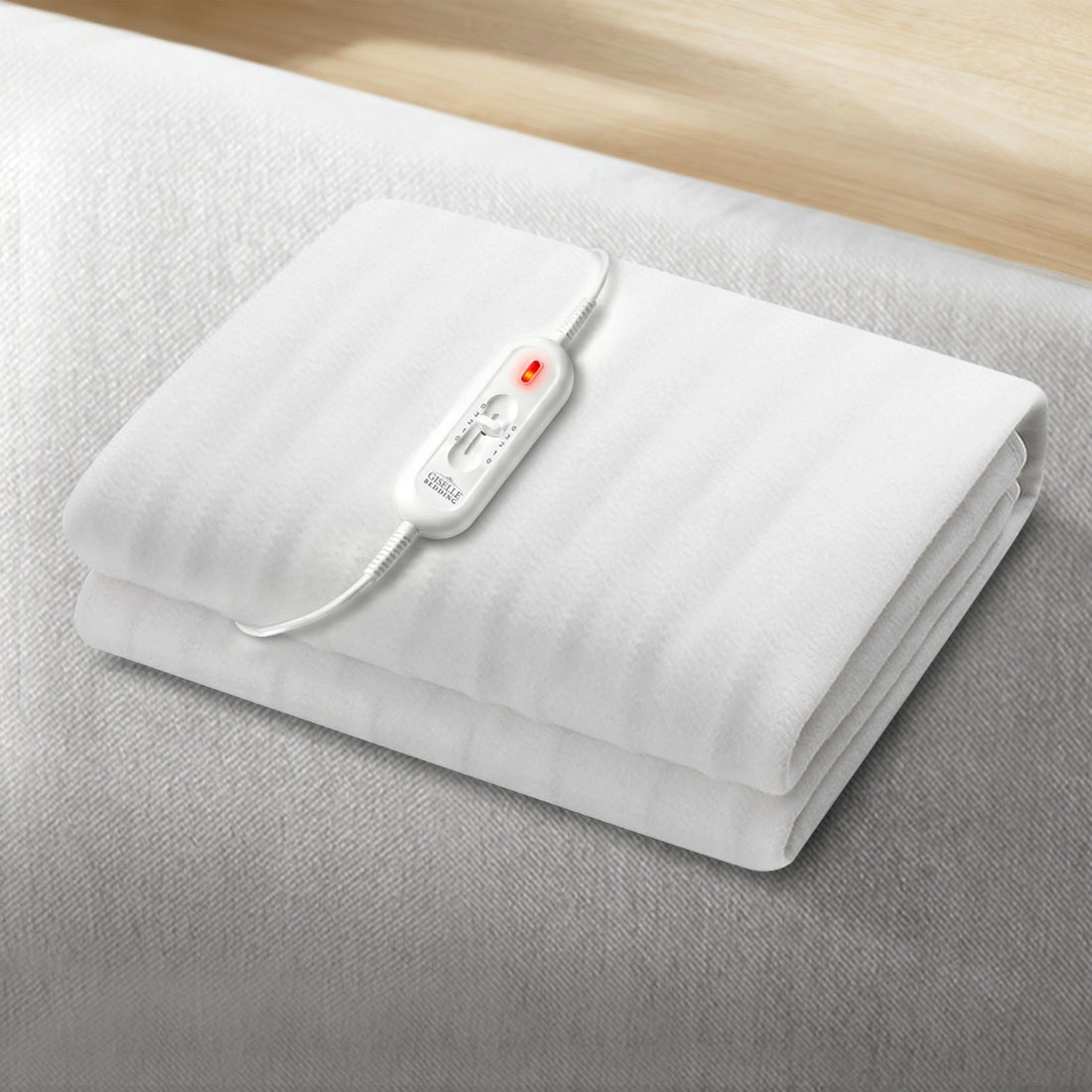 Giselle Electric Blanket King Single Heated Fully Fitted Washable Pad Winter Warm-Home &amp; Garden > Bedding > Blankets &amp; Throws-PEROZ Accessories