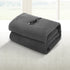 Giselle Electric Heated Blanket Car Throw Rug Grey-Home & Garden > Bedding > Blankets & Throws-PEROZ Accessories
