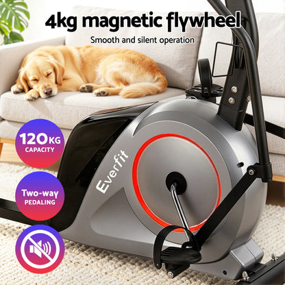 Everfit Exercise Bike Recumbent Cycling Magnetic Bluetooth App Connect Home Gym-Sports &amp; Fitness > Exercise, Gym &amp; Fitness > Exercise Bikes-PEROZ Accessories
