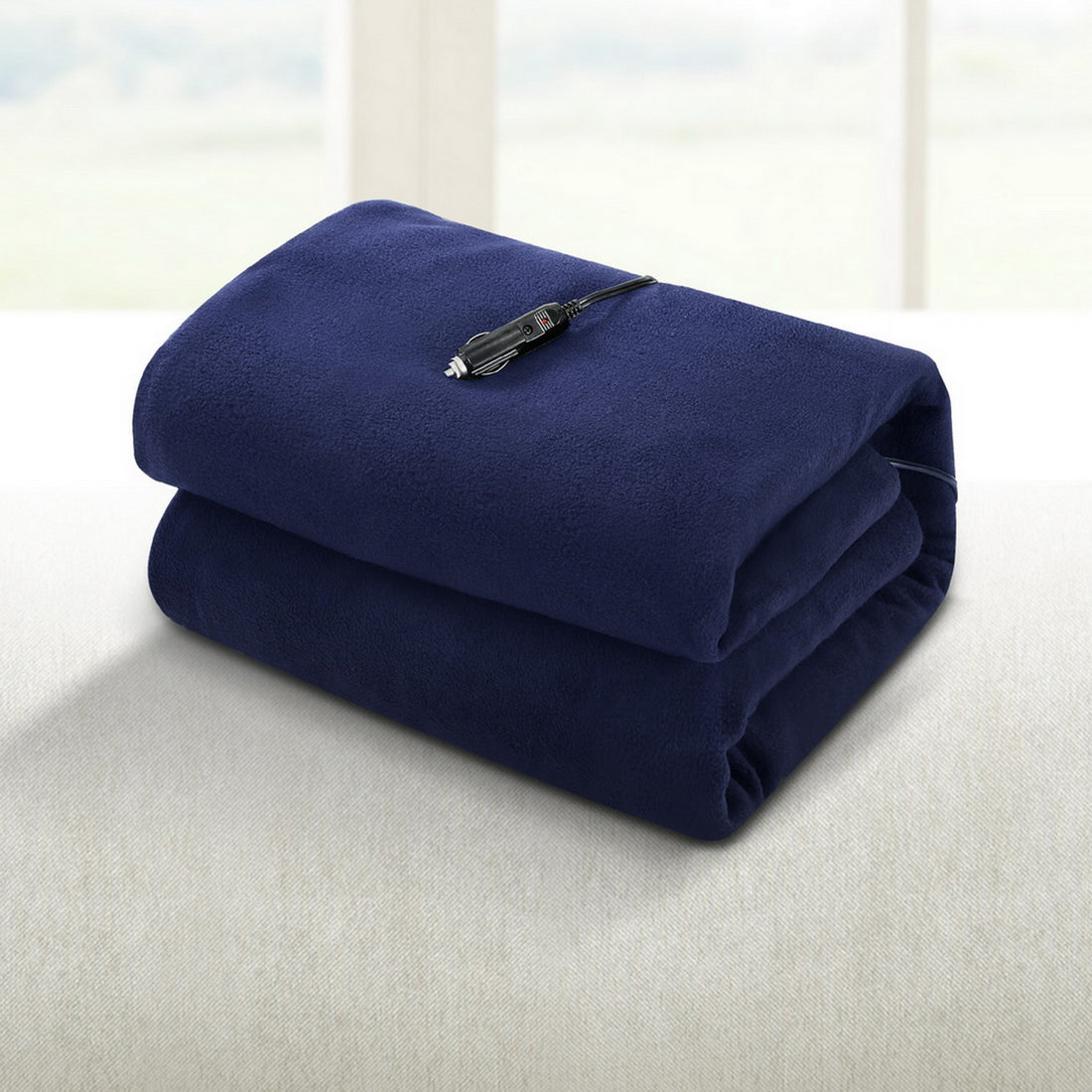Giselle Electric Heated Blanket Car Truck Throw Rug Travel Camping 12V DC Aut-Electric Throw Blanket-PEROZ Accessories