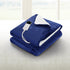 Giselle Electric Throw Rug Heated Blanket Washable Snuggle Flannel Winter Navy-Electric Throw Blanket-PEROZ Accessories