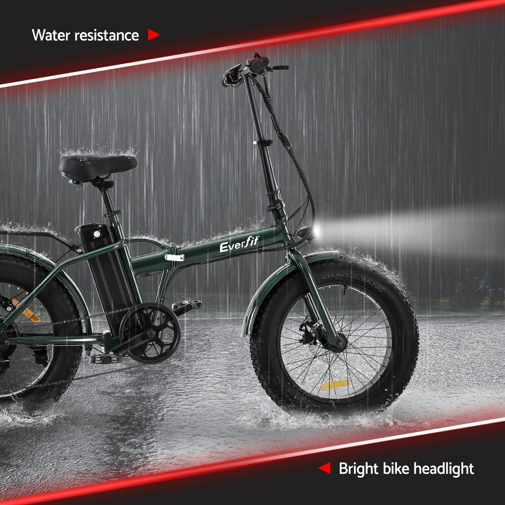 Everfit 20 Inch Folding Electric Bike Urban City Bicycle eBike Rechargeable-Sports &amp; Fitness &gt; Bikes &amp; Accessories &gt; Bicycles-PEROZ Accessories
