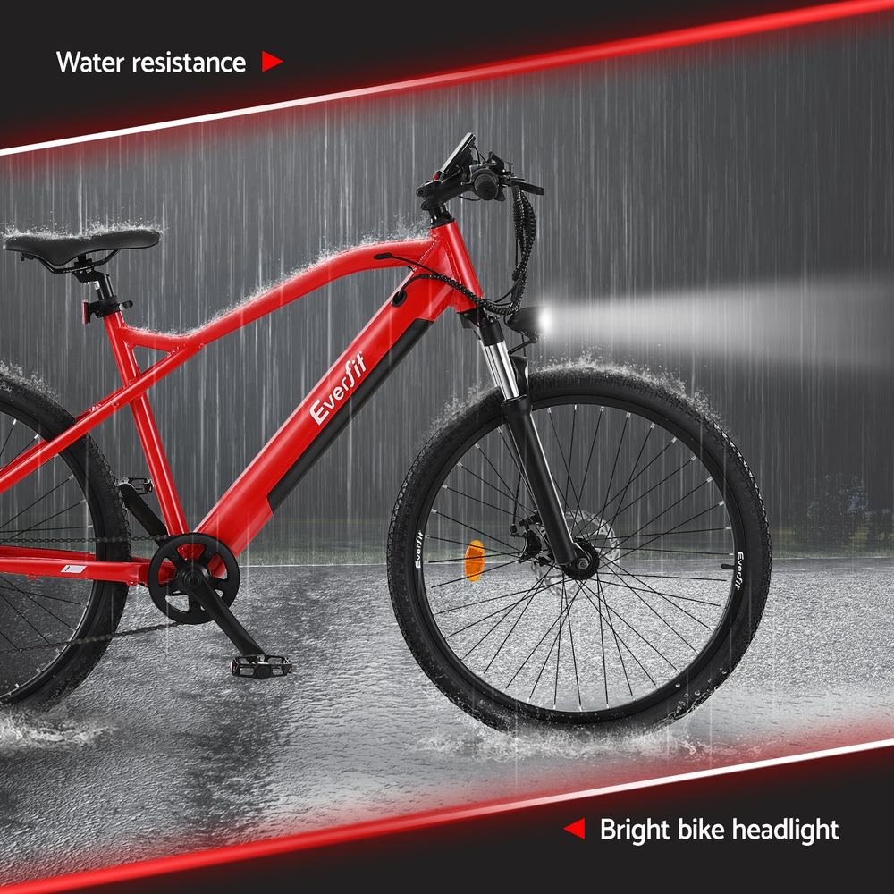 Everfit 26 Inch Electric Bike Mountain Bicycle eBike Built-in Battery 250W-Sports &amp; Fitness > Bikes &amp; Accessories > Bicycles-PEROZ Accessories