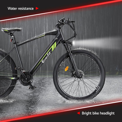 Everfit 27.5 Inch Electric Bike Mountain Bicycle eBike Battery 21 Speed-Sports &amp; Fitness > Bikes &amp; Accessories > Bicycles-PEROZ Accessories