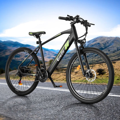 Everfit 27.5 Inch Electric Bike Mountain Bicycle eBike Battery 21 Speed-Sports &amp; Fitness > Bikes &amp; Accessories > Bicycles-PEROZ Accessories