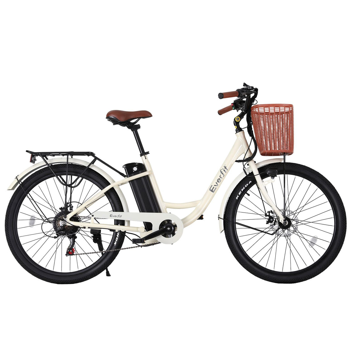 Everfit 26" Electric Bike City Bicycle eBike e-Bike Commuter w/ Battery WH-Sports &amp; Fitness > Bikes &amp; Accessories > Bicycles-PEROZ Accessories