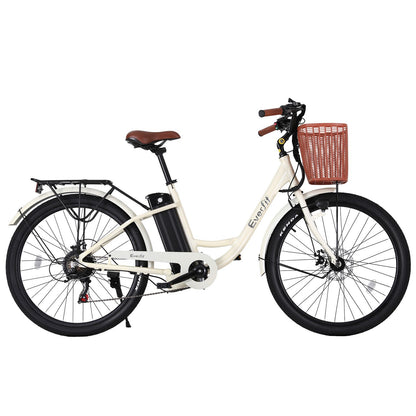 Everfit 26" Electric Bike City Bicycle eBike e-Bike Commuter w/ Battery WH-Sports &amp; Fitness > Bikes &amp; Accessories > Bicycles-PEROZ Accessories